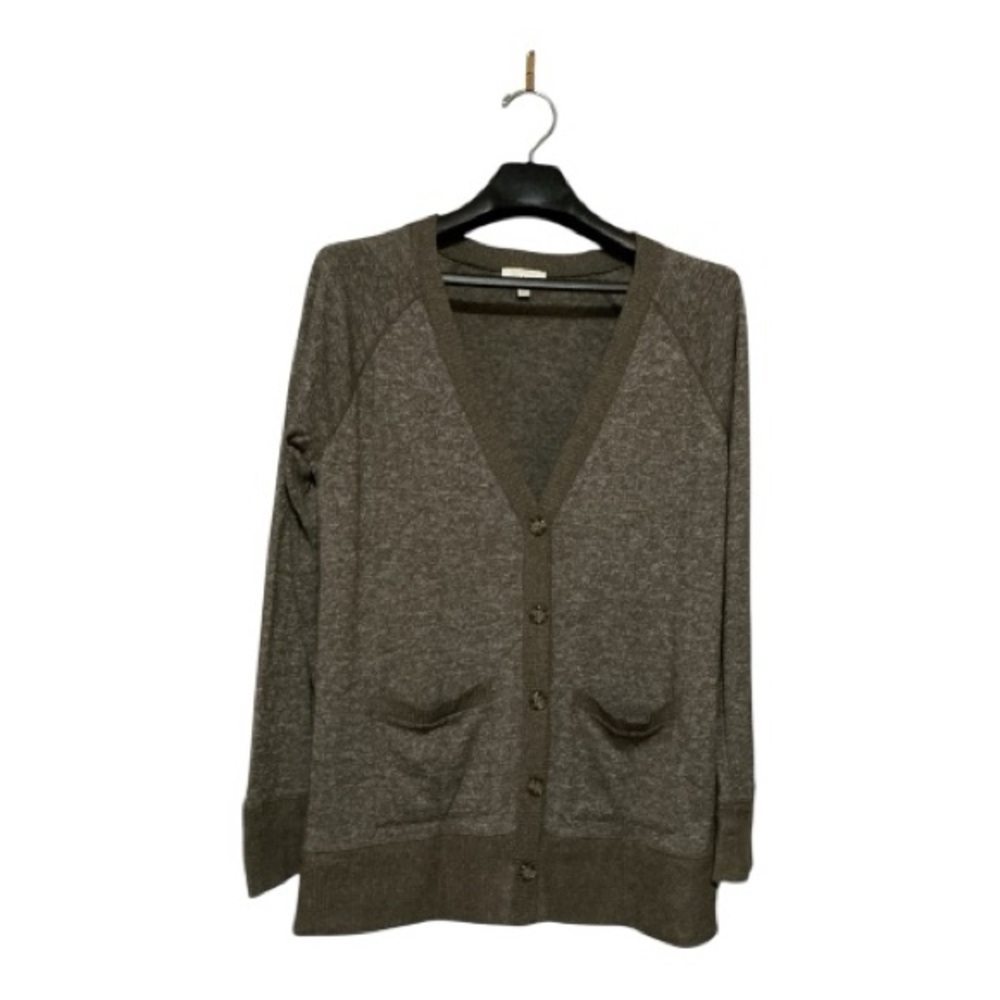 Lucky Brand Olive Cardigan Sweater